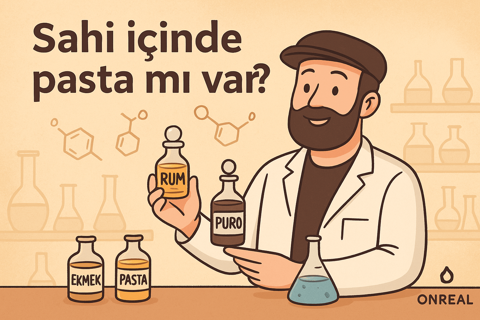 Sahi içinde pasta mı var? Parfüm notalarının gerçek yüzü | Onreal Perfume - Onreal